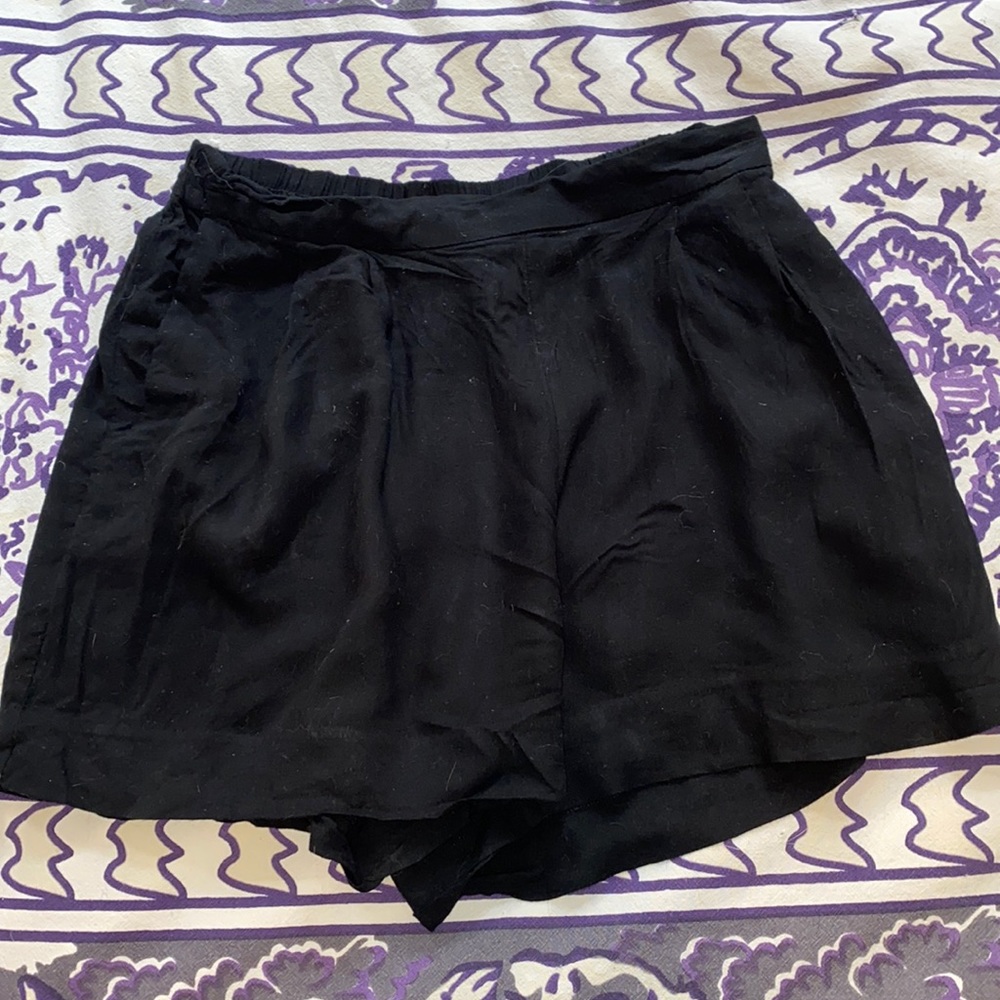 High Waisted Black Shorts